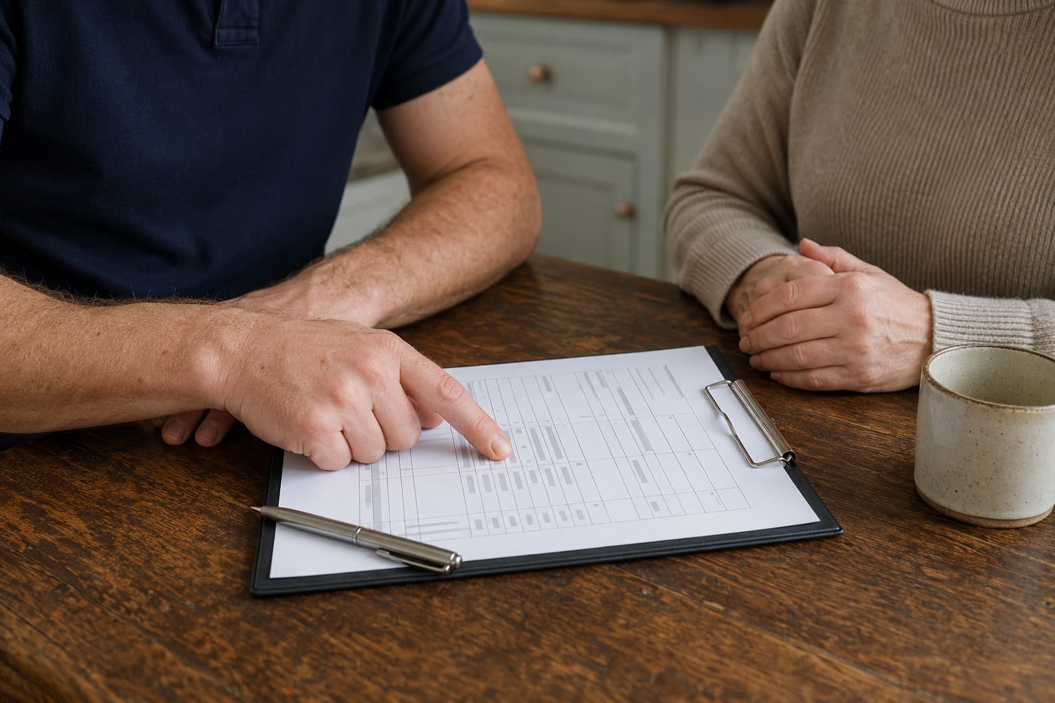 New boiler prices in Rotherham explained on an itemised quote